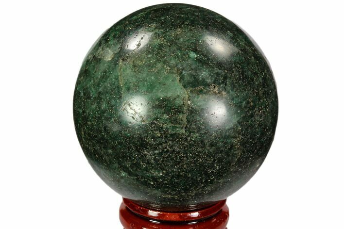 Polished Fuchsite Sphere - Madagascar #104233